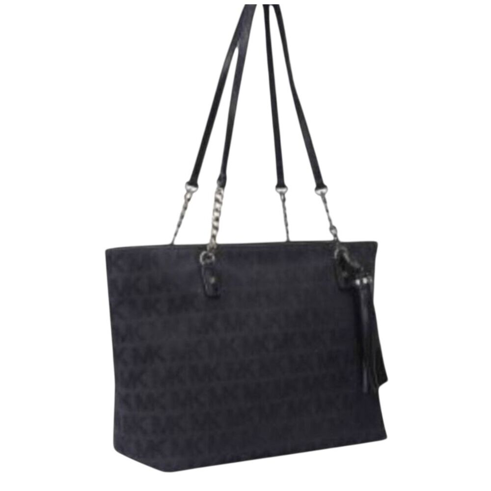MICHAEL KORS Jet Set Monogram Canvas Tote